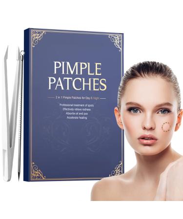 252 PCs Sugelary Pimple Patch Tag and Night 2 In 1 Pimple Patch Invisible Hydrocolloid Pflaster Pimple Pflaster Effective Anti Pimple Patches (8mm & 12mm) - Buy Online on GoSupps.com