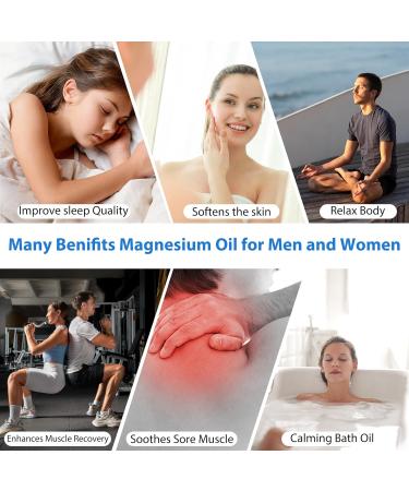 Magnesium Oil Spray-100% Organic Natural Magnesium Spray-Nourish The Skin-Easy to Absorb and Use-Glass Bottle 2 fl oz 2 Fl Oz (Pack of 1) - Buy Online on GoSupps.com