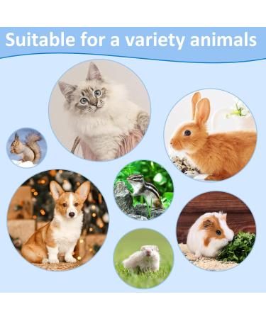 ZITSMS Rabbit Grooming Kit Rabbit Brush for Shedding with Bunny Nail Clipper Rabbit Nail Trimmers with Pet Combs for Hamster Guinea Pig Ferret(6 Pack) - Buy Online on GoSupps.com