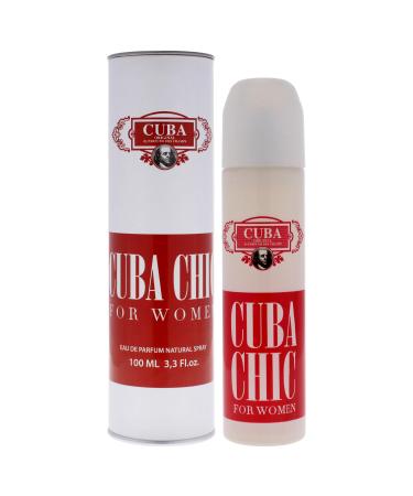 Cuba Women's Eau de Parfum Spray Chic 3.3 Ounce