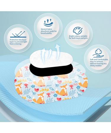 100pcs Kids Adhesive Eye Patches - Light Blocking Cute Design Disposable Bandages for Toddlers & Children 7 Styles - Buy Online on GoSupps.com
