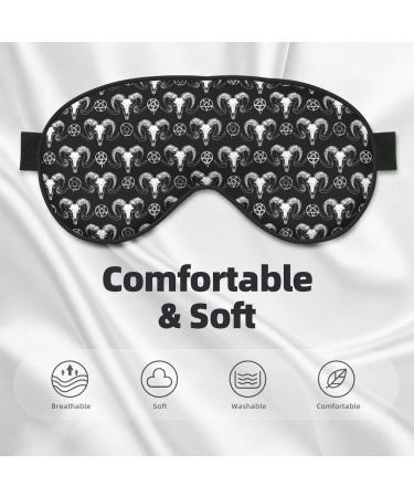 Mystical Ram Skull Sleep Mask | Adjustable Double-Sided Eye Mask | Soft Sleep Covers for Perfect Shading & Eye Edema Relief | International Shipping Available - Buy Online on GoSupps.com