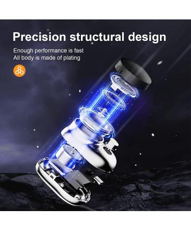 Storm Shaver Electric Razor for Men - Portable Mini Shaver USB Rechargeable Wet & Dry 2023 Upgrade (Black) - International Shipping Available - Buy Online on GoSupps.com