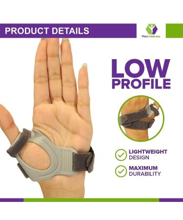 MARS WELLNESS CMC Joint Thumb Arthritis Brace - Medium - Right Hand | Stabilizing Splint for Osteoarthritis | Arthritis Thumb Support - Buy Online on GoSupps.com