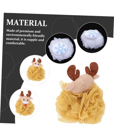 PRETYZOOM 4 Pcs Bath Ball Shower Loofah Sponge Set - Body Wash Scrubber Mesh Pouf Exfoliating Bath Brush - Soft Assorted Colors for Kids & Adults - Buy Online on GoSupps.com