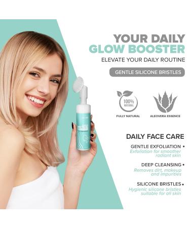 Pure Aroma Hydrating Daily Facial Cleanser | Foaming Face Wash & Makeup Remover with Hyaluronic Acid | Fragrance-Free Paraben-Free Sulfate-Free | All Skin Types | International Shipping - Buy Online on GoSupps.com