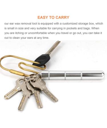 6-Piece Stainless Steel Ear Wax Removal Kit | Ear Cleaner with Portable Storage Box | Remove Earwax Anytime Anywhere | Silvery - Buy Online on GoSupps.com