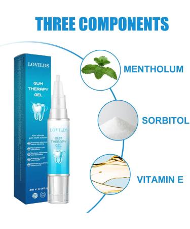 Lovilds Gum Therapy Gel - Effective Gum Care Solution | Lovilds Gel Reviews & Neslemy Gum Shield (3PC) - International Shipping Available - Buy Online on GoSupps.com