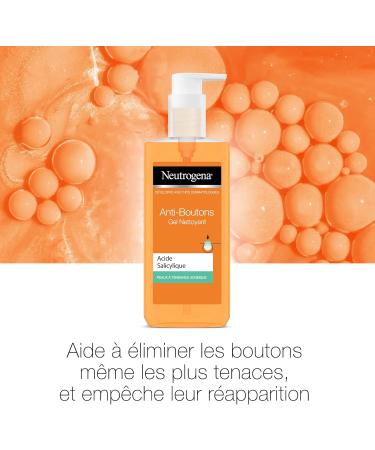 Neutrogena Face Cleanser Anti-Blemish Face Care with Salicylic Acid 1 Pump Bottle of 200ml - Buy Online on GoSupps.com