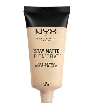 NYX Stay Matte Not Flat Liquid Foundation Ivory SMF01 - Lightweight Coverage - Buy Online on GoSupps.com