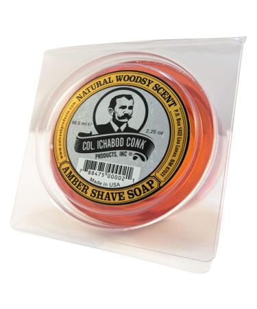 Col. Ichabod Conk Men's Amber Shaving Soap Shave Bar Sm