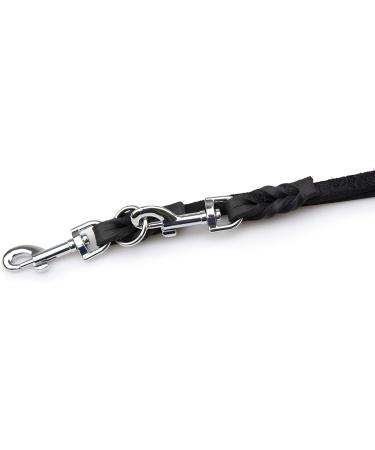 Karlie Rondo Black Braided Leash - 200 cm Length 12 mm Width | Durable & Stylish Dog Leash for International Shipping - Buy Online on GoSupps.com