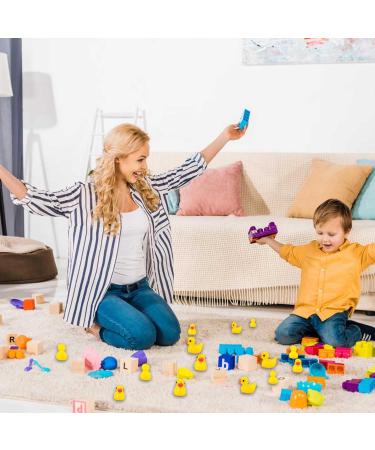 100PCS Mini Yellow Resin Ducks - Cute Toy Ducks for Bath Time, Aquariums, Dollhouses & Gardens - Buy Online on GoSupps.com