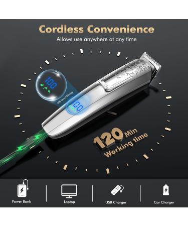 DIHOOM Men's Beard Trimmer Kit - All-in-One Grooming Tool for Body Hair, Ear, Nose, and Precision Trimming - Electric, Waterproof, Wet & Dry - Includes Groin and Pubic Shaver - Buy Online on GoSupps.com