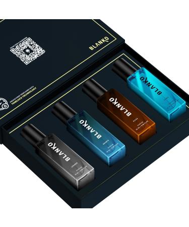 BL ANKO By King Powerful Men Collection Tlt Parfum 20Ml Pack Of 4 | Longest Lasting Mens Dawn Scented Liquid Perfume Technology | Luxury Fragrance Gift Set For Husband Father Brother - Buy Online on GoSupps.com