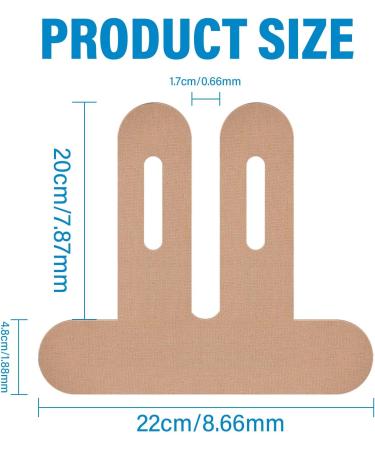 Kinesiology Tape for Knees - Waterproof Elastic & Breathable Athletic Support | 10 Patches for Running Hiking & Riding - Buy Online on GoSupps.com