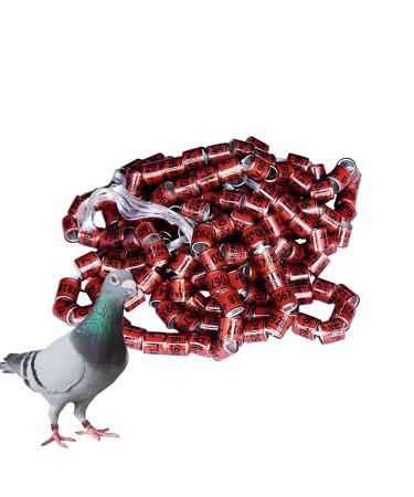 50 Multicolored Aluminum Pigeon & Chicken Leg Rings - Bird Identification Foot Rings & Accessories - Buy Online on GoSupps.com