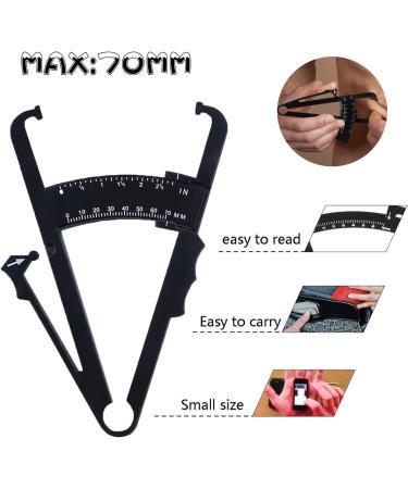 2020 T&Kira Body Fat Caliper & BMI Tape Measure Kit for Fitness & Weight Loss - Buy Online on GoSupps.com