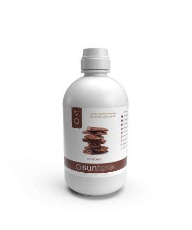 Suntana Spray Tan Chocolate Fragranced Sunless Tanning Solution  Dark Tan  12% DHA - 32oz (1 Litre)