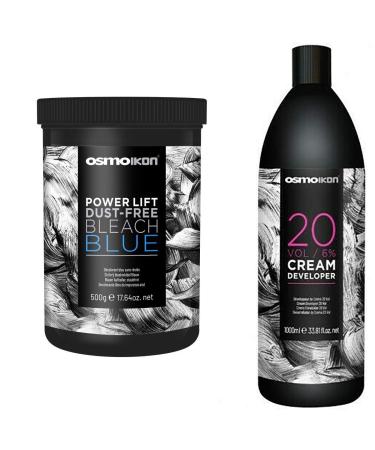 OSMO IKON Blue Bleach 500g + Cream Developer 6% KIT