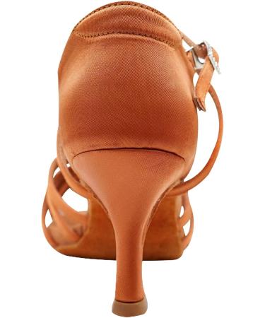 Buy S.Lemon Latin Dance Shoes for Girls & Women - 3.5cm 5cm 7cm Heel - Beige 40 EU - Ideal for Ballroom & Salsa Practice - International Shipping Available - Buy Online on GoSupps.com