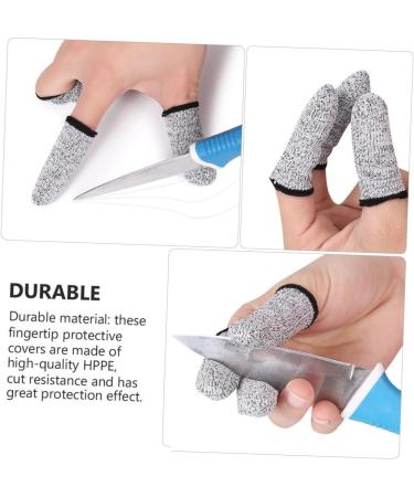 Cut Resistant Gloves with Thumb Protector - 8 Pairs Carving Finger Guards for Safe DIY & Crafting - Buy Online on GoSupps.com