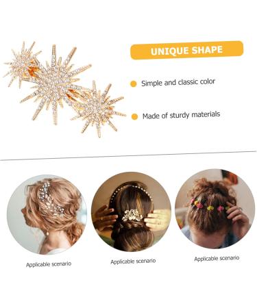 FRCOLOR hairpin fine decorate European and American crystal hair clips Diamond Miss alloy crystal small hair clips rhinestones spring clip hair barrettes spring women hair accessories - Buy Online on GoSupps.com