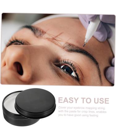 Housoutil Women Makeup Tools Brow Mapping Eyebrow Makeup Tools Black Can Miss Washable Painting Brow Cream 5x5cm As Shown - Buy Online on GoSupps.com