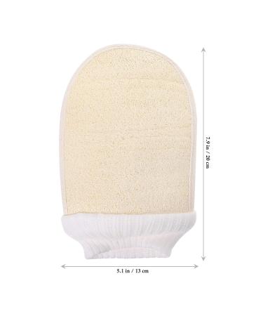 Cabilock 2pcs Loofah Exfoliating Gloves Pad Body Washing Mitts Loofah Scrubbers for Men Women Spa Shower Bath Towel 13x20x0. 5cm - Buy Online on GoSupps.com