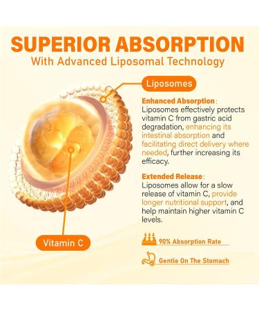 Liposomal Vitamin C Gummies 1000mg for Adults: Vitamin C Chewable Gummy with Zinc Elderberry Vitamins A & E Strawberry 60 Count (Pack of 2) - Buy Online on GoSupps.com