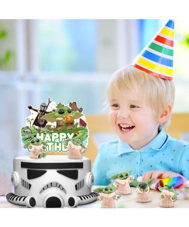 31-Piece Children's Birthday Decoration Set | 6 Cartoon Minifigures & 25 Cake Toppers for Perfect Kids' Cake Decor - Buy Online on GoSupps.com