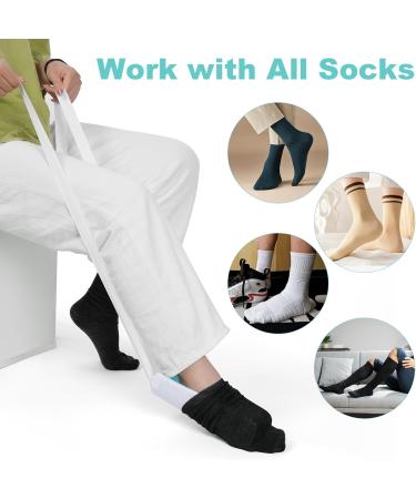 Acwoo 2PC Pantyhose Work Socks - Educational Aid for Seniors & Pregnant Women | Extra Tear-Resistant Comfort - Buy Online on GoSupps.com