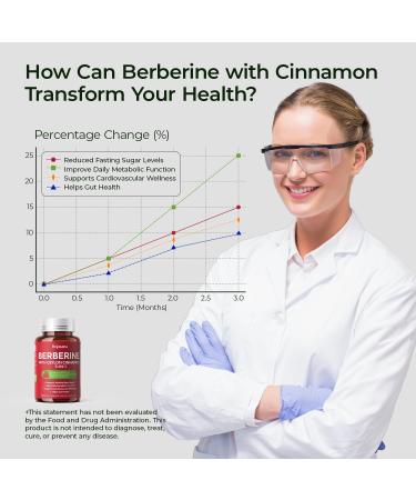 HojaSana 30-Day Supply Berberine with Ceylon Cinnamon for Blood Sugar Cholesterol & Metabolism* | Gluten-Free Non-GMO & Vegan 500mg Berberine Supplement | 60 Capsules - Buy Online on GoSupps.com