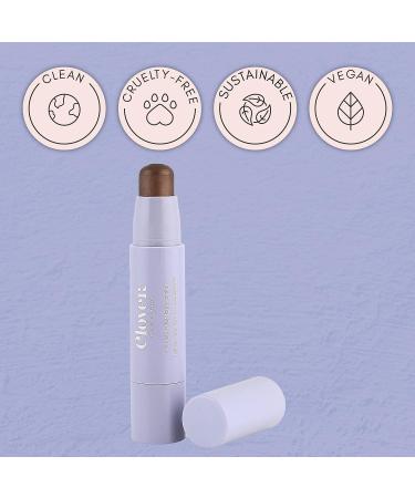 Clover Plush Pigment Cream Eyeshadow Stick - Cruelty-Free & Vegan - Buy Online on GoSupps.com