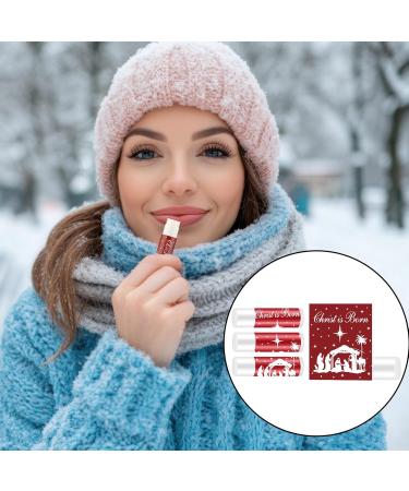 Heigble 24 Pack Christmas Nativity Lip Balm Gifts Bulk Baby Shower Games Prizes Party Favors for Winners Adults Guests Gender Reveal Favors Decorations Baby Shower Souvenirs Gift Bags Stuffers - Buy Online on GoSupps.com