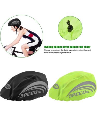 Pinsheng Waterproof Bike Helmet Rain Cover - Reflective & Durable Protection for Men Women & Children (2 Pack) - Buy Online on GoSupps.com