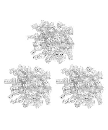 300 Pieces Silver Beard Beads - Lightweight Comfortable & Durable for Stylish Grooming - Buy Online on GoSupps.com