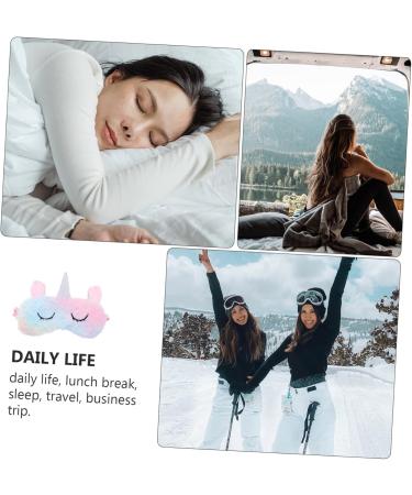Unicorn Eye Patch Sleep Mask - Cute Light Blocking Eye Cover for Travel & Meditation | Plush Heart Design - Buy Online on GoSupps.com