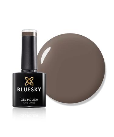 Bluesky Gel Nail Polish Mud A020 Chocolate Brown Long Lasting Chip Resistant 10 ml (Requires Drying Under UV LED Lamp)