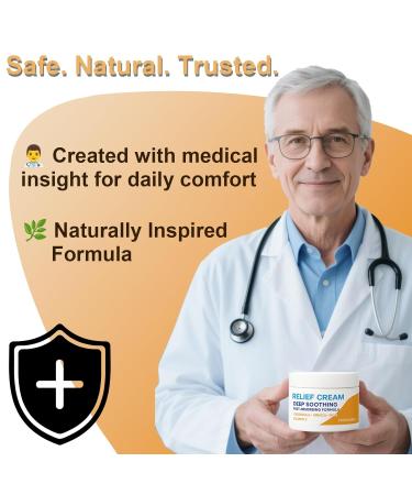 Huatsing Carpal Tunnel Relief Cream 3.5 oz/100ml Herbal Nerve Relief Cream for Hands & Wrists Non-Greasy Formula with Arnica Emu Oil and Turmeric Oil Fast-Absorbing for Daily Comfort - Buy Online on GoSupps.com
