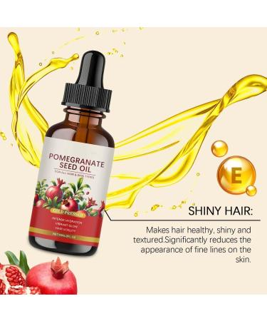 Huile de p pins de grenade 100 % huile de graines de grenade press e froid s rum pour le visage cosm tique naturel am liore l' lasticit de la peau favorise des cheveux sains - Buy Online on GoSupps.com