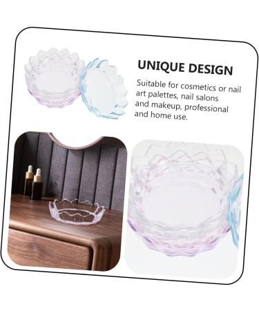 Balacoo 10 Pcs Nail Practice Plates - Acrylic Color Mixing Tray & Eyeliner Rack for Manicure - Perfect Nail Polish Tool (8.7x8.7cm - Buy Online on GoSupps.com