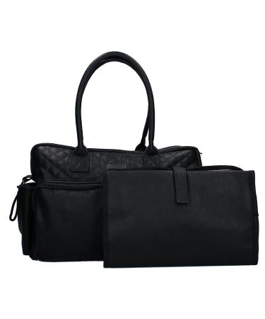 Kidzroom Diaper Bag Vision of Love - Quilted PU Leather Sand Beige - 27x44x16cm - Stylish & Durable Baby Bag for International Shipping - Buy Online on GoSupps.com