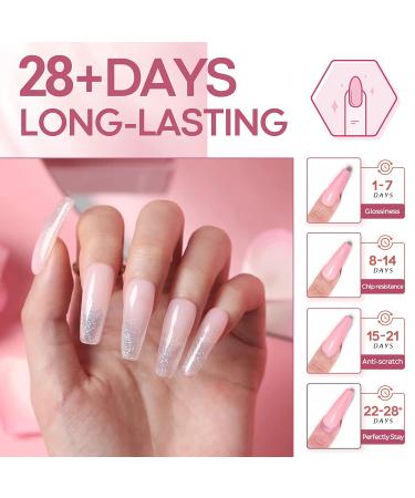Modelones Poly Gel Kit - 6 Nude Colors Extension Nail Art Set for DIY Manicure - Buy Online on GoSupps.com