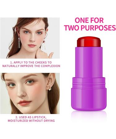 4 Colours Cooling Water Jelly Blush Cooling Stick Cheek Stain Beneathk Cooling Water Jelly Lip Stain Cheek Stain Beneath Lipstick Cooling Water Jelly Tint Blush Cooling Water Jelly Tint Milk Rose Pink - Buy Online on GoSupps.com