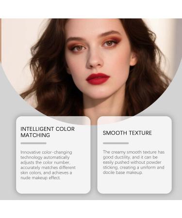 Cr me CC air Cushion avec T te de Champignon Fond de Teint Couvrant Imperfections Air Cushion CC Cream Fond de Teint Correcteur Maquillage Durable Maquillage Nude Dissimule les Pores (Ivory white) - Buy Online on GoSupps.com