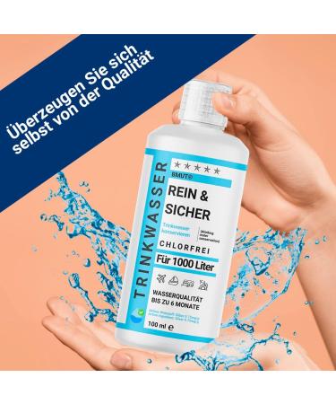 BMUT 1x 100ml Drinking Water Treatment - Conserves 1000 Liters Prevents Germs for Safe Camping & Outdoor Use - Buy Online on GoSupps.com