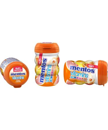 Mentos Pure Fresh - Vitamin Citrus Flavour - Pack of 6 bottles (270 pieces) - Sugar-free Gum citrus mix - Buy Online on GoSupps.com