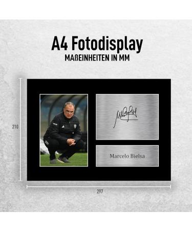 HWC Trading A4 Marcelo Bielsa Leeds United Signed Autograph Photo - Perfect Gift for Football Fans - Buy Online on GoSupps.com