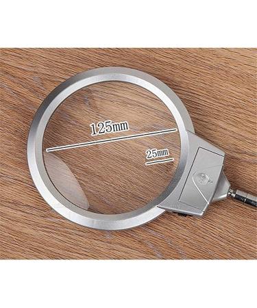 Magnifying Glass Magnifying Glass Lamp with Light and Stand Convertible Folding Design with 2 LED Lamp Magnifier - Buy Online on GoSupps.com